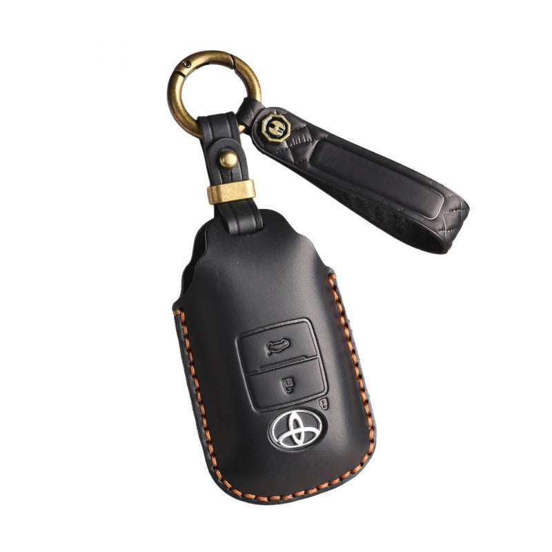 Toyota Raize Leather Key Case Handmade | Premium Cowhide SEA Version(#TA07)