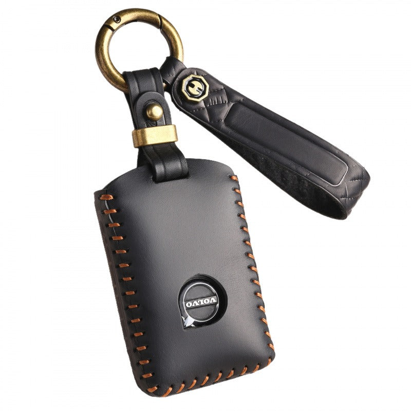 Volvo New Model Handmade Leather Key Case(#V136)