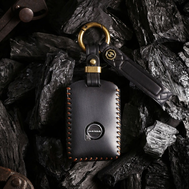 Volvo New Model Handmade Leather Key Case(#V136)
