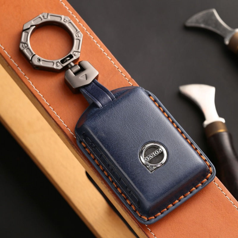 Volvo S90 XC60 XC90 Handmade Leather Key Case(#V142)