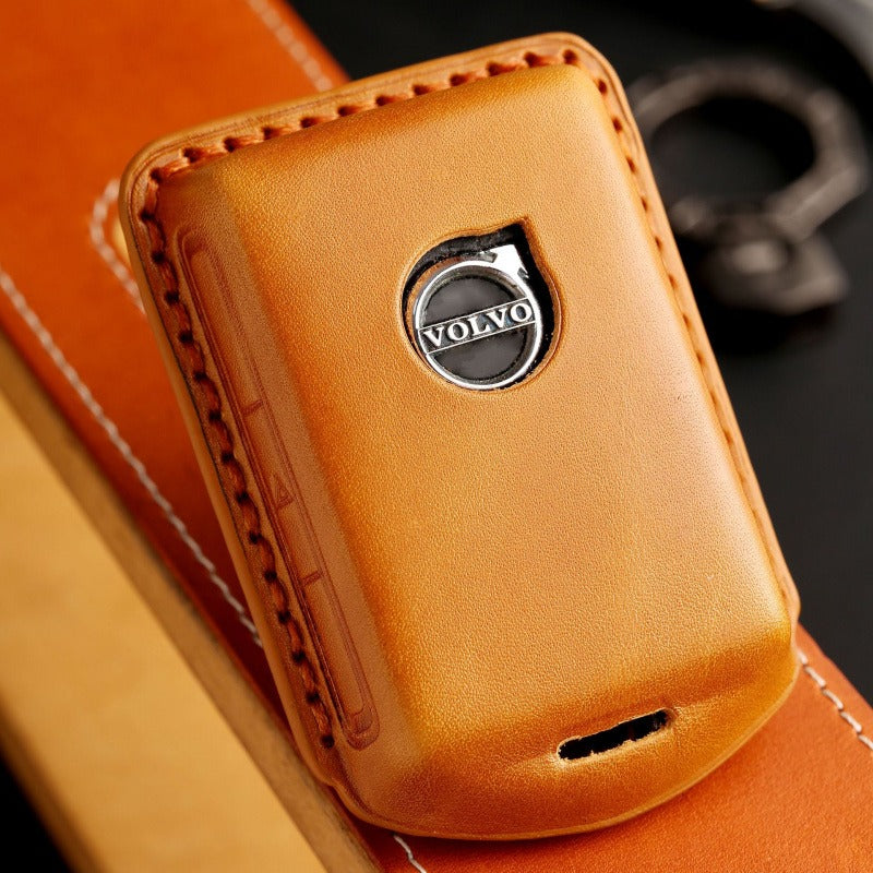Volvo S90 XC60 XC90 Handmade Leather Key Case(#V142)