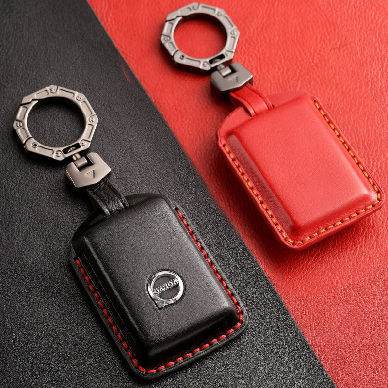 Volvo S90 XC60 XC90 Handmade Leather Key Case(#V142)