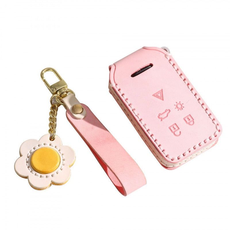 Volvo Waxed Leather Key Case S60 XC60 S90 XC90 XC40L(#v146)