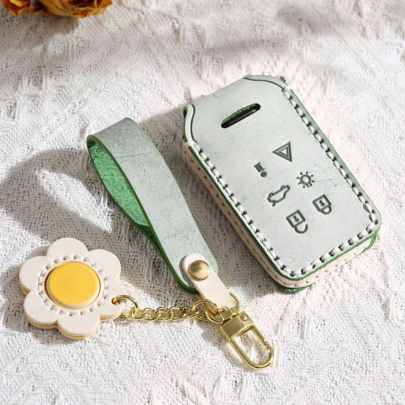 Volvo Waxed Leather Key Case S60 XC60 S90 XC90 XC40L(#v146)
