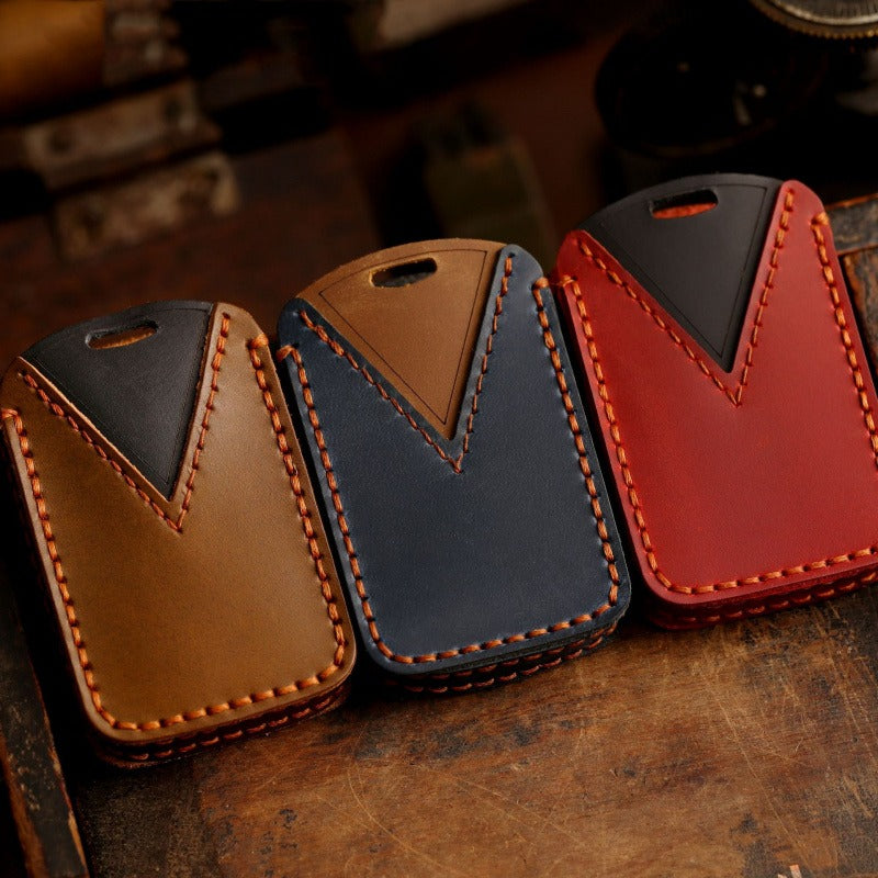 Volvo XC60 XC90 S60 Handmade Leather Key Case(#V112)
