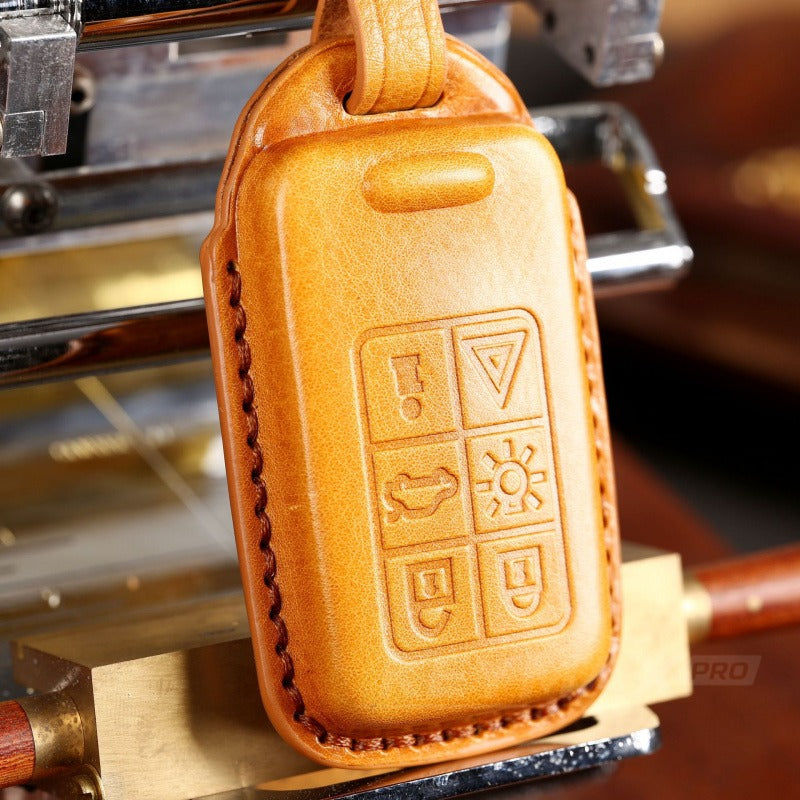 Volvo XC60 XC90 S90 3D Full Wrap Leather Key Case(#V138)