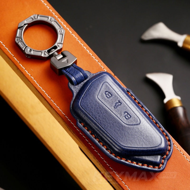 VW Golf 8 ID3 ID4 ID6 Leather Key Case（#VW149)