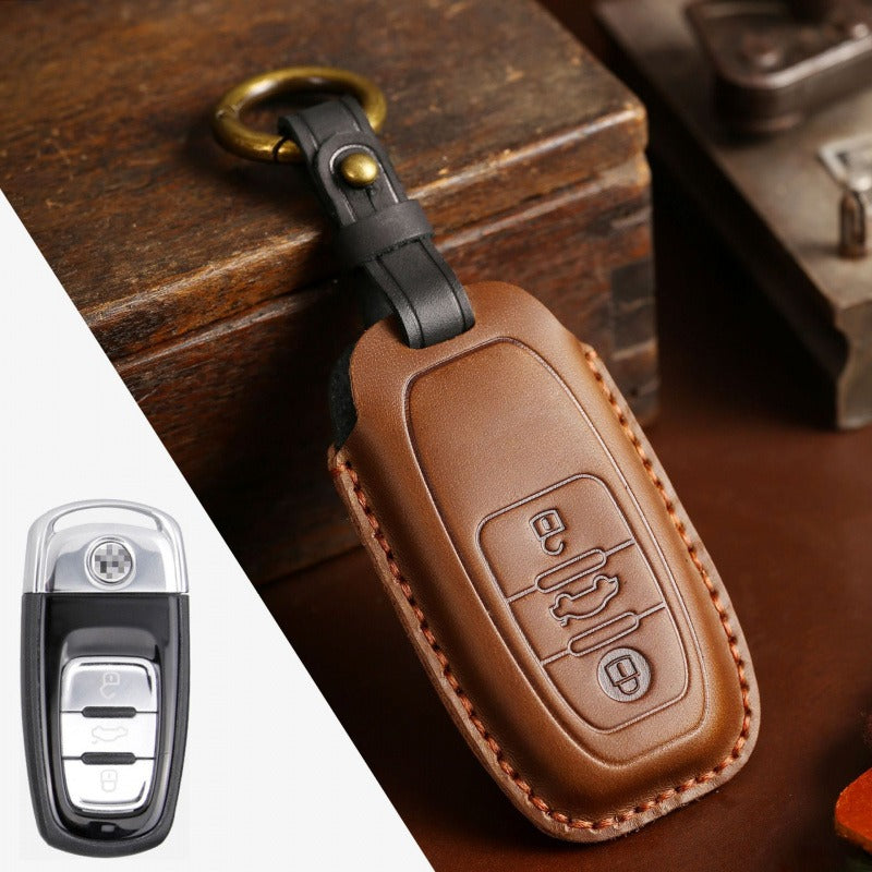 VW Phideon Leather Key Case（#vw153) - Brown
