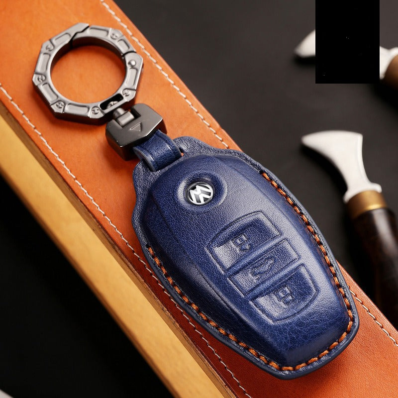 VW Touareg 2017–2018 Leather Key Case(#vw151)