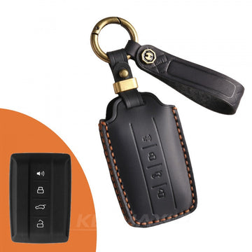 WEY Tank 300 Leather Key Case(#WE37) - Black