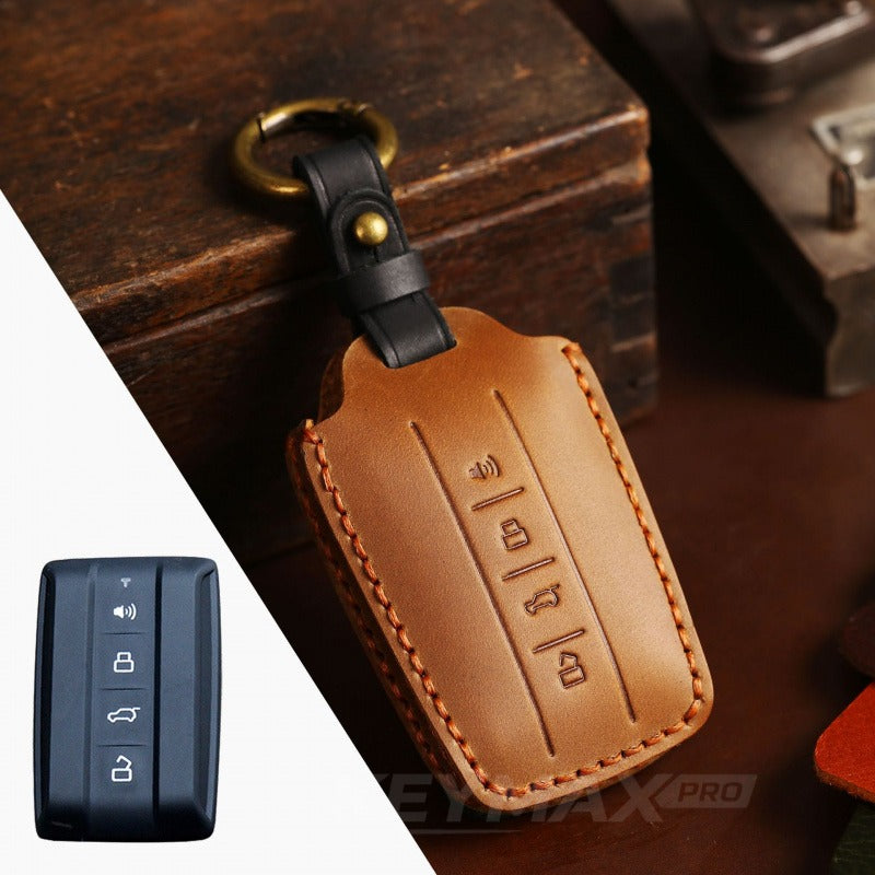 WEY Tank 300 New Leather Key Case(#WY121) - Brown