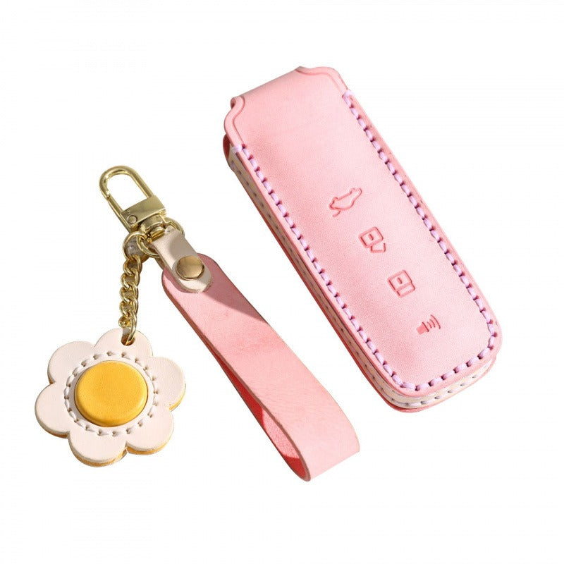 WEY Tank 300 VV5 VV6 VV7 Waxed Leather Key Case（#WE115)