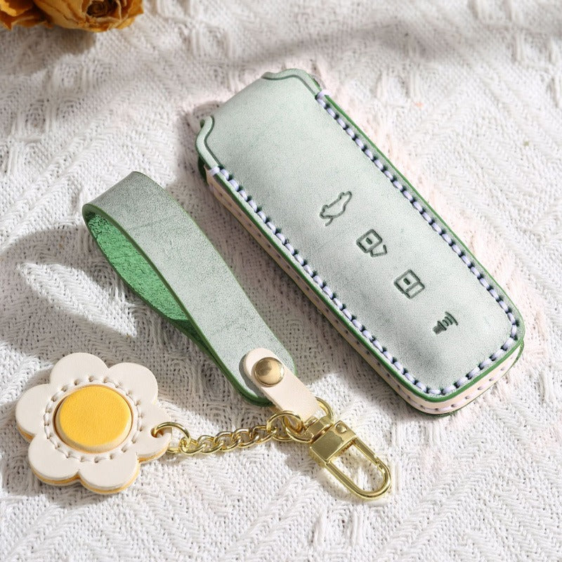 WEY Tank 300 VV5 VV6 VV7 Waxed Leather Key Case（#WE115)