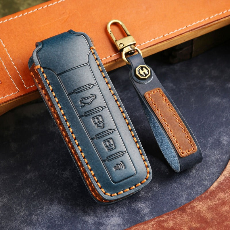 WEY VV5 VV6 VV7 Mocha Latte Macchiato Leather Key Case(#WE68)
