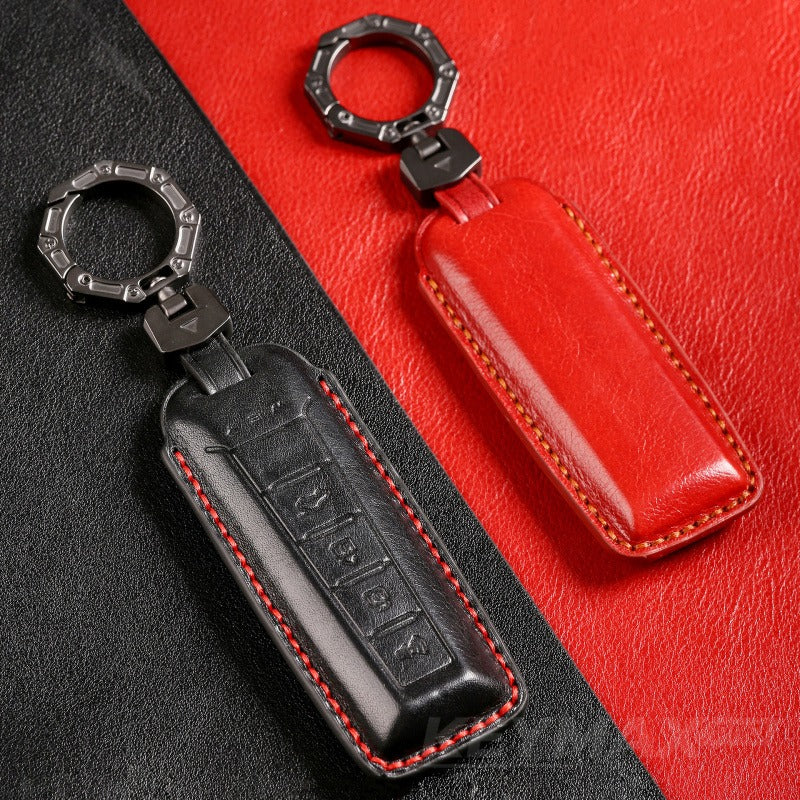 WEY VV5 VV6 VV7 P8 Mocha Latte Macchiato DHT Leather Key Case Cover(#WE120)