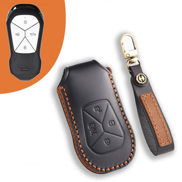XPeng G6 G9 P7i P5 Leather Key Case(#XP160) - Black