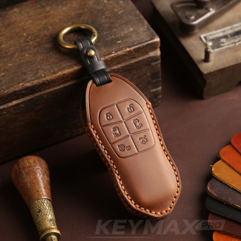 XPeng X9 Leather Key Case(#xp155)