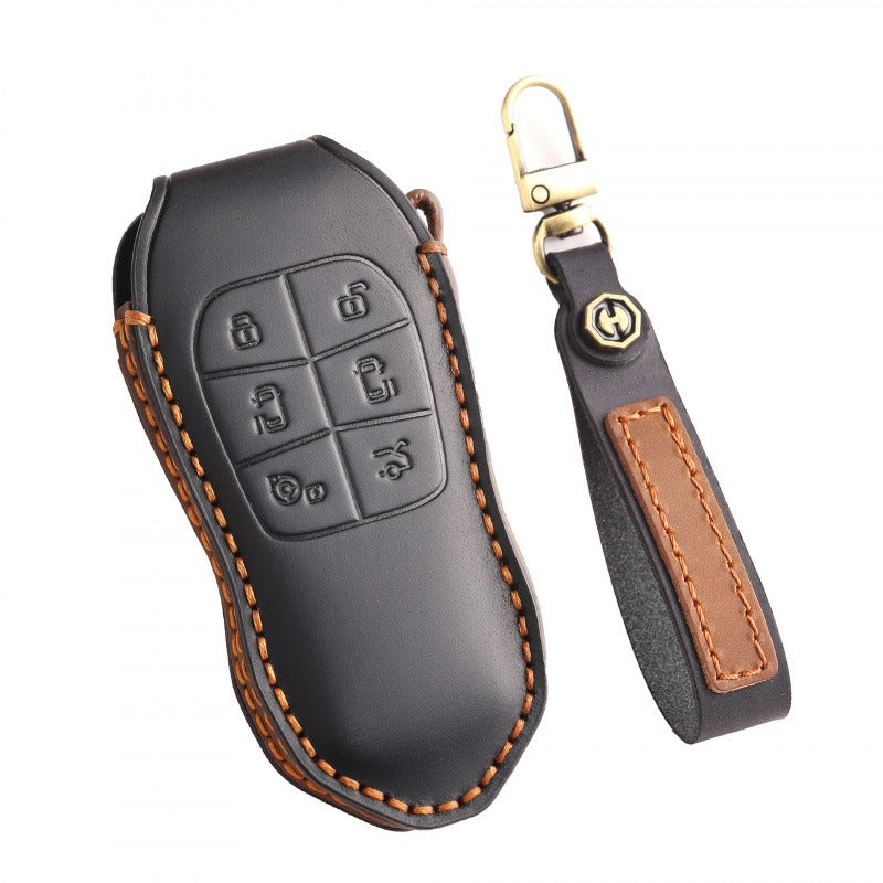 XPeng X9 Leather Key Case(#xp156)