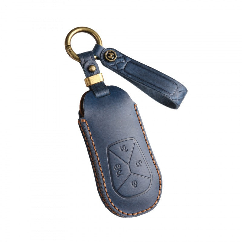XPeng X9 P5 Handmade Leather Key Case(#XP166)