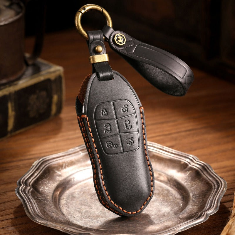 XPeng X9 P5 Handmade Leather Key Case(#XP166)